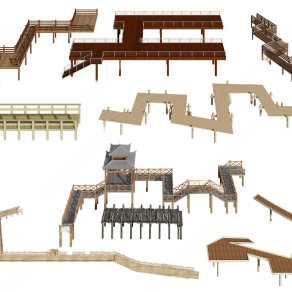 现代桥3D模型下载
